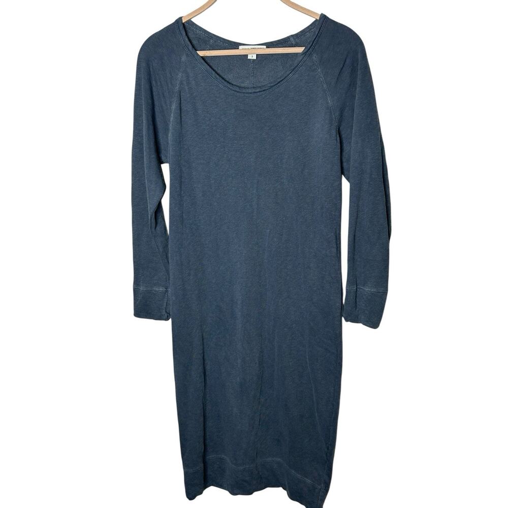 Standard Jame Perse sz 3 Large blue terry sweatshirt dress‎ womens